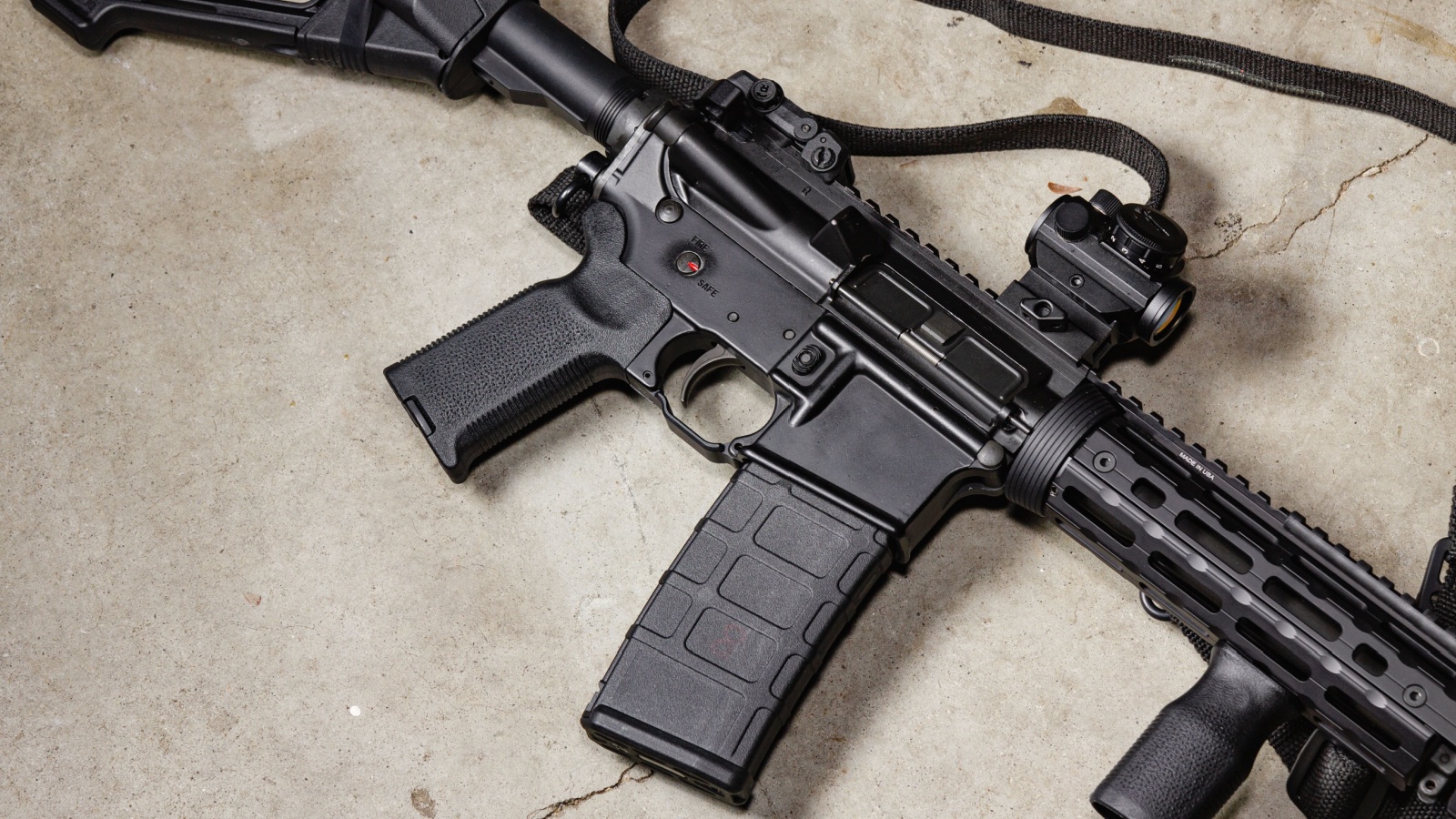 AR15 Rifle gun firearm weapon Kenny Burkhart Shutterstock