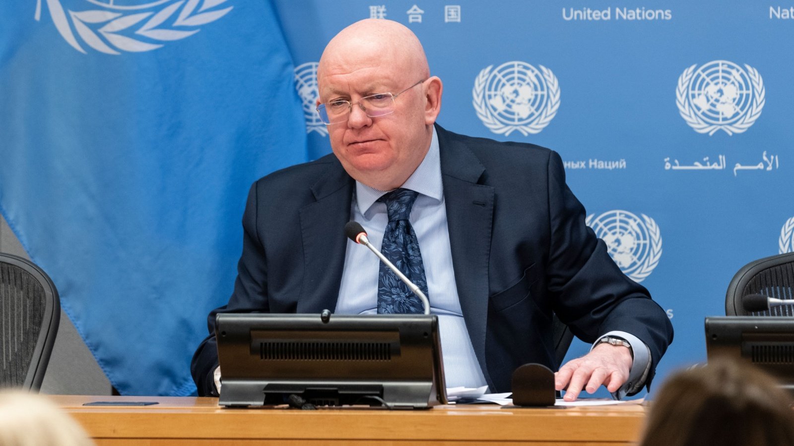 Ambassador Vassily Nebenzia at UN Headquarters lev radin Shutterstock