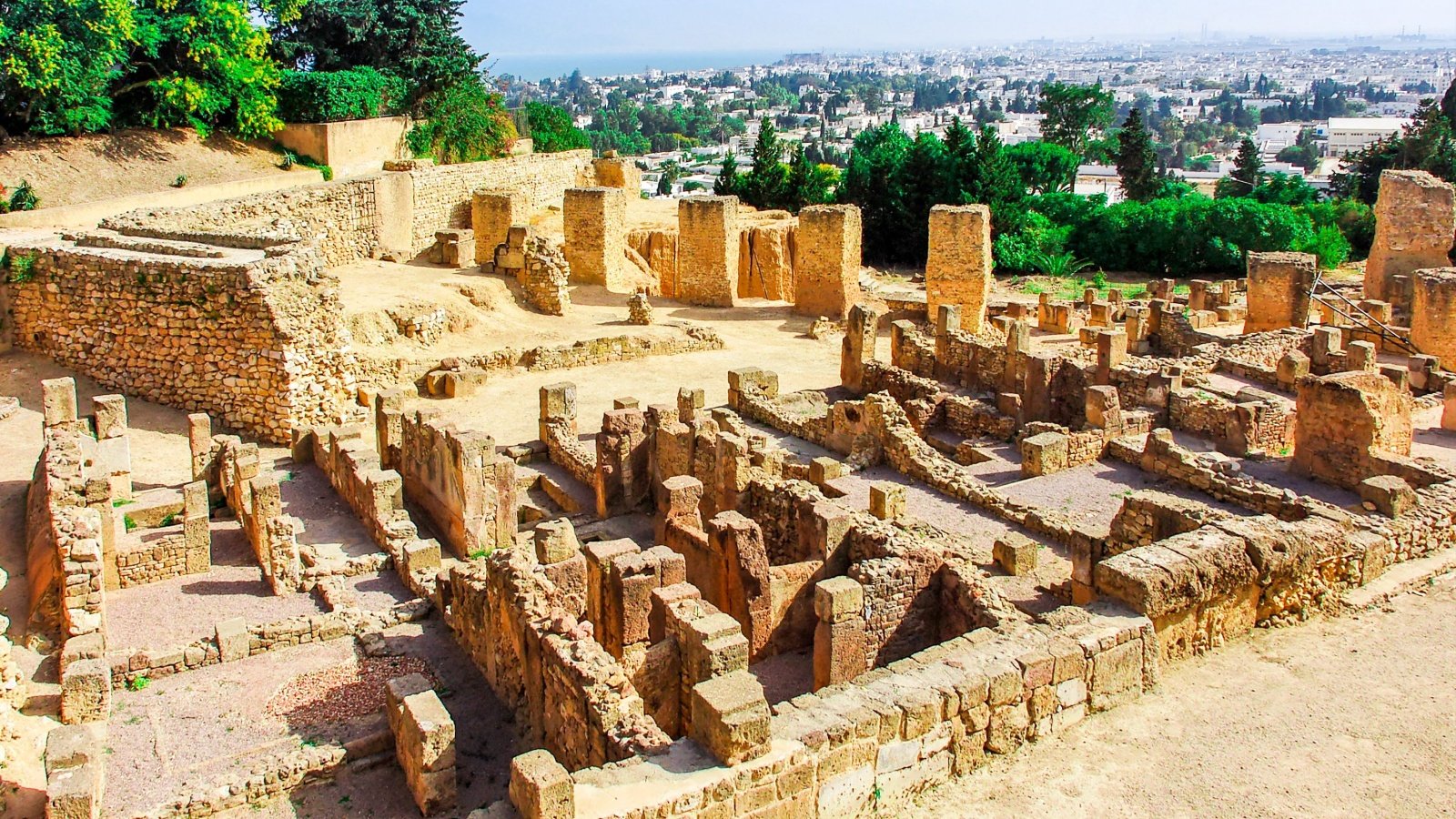 Ancient ruins of Carthage, Carthage, Birsa Hill, Tunisia KiyechkaSo Shutterstock