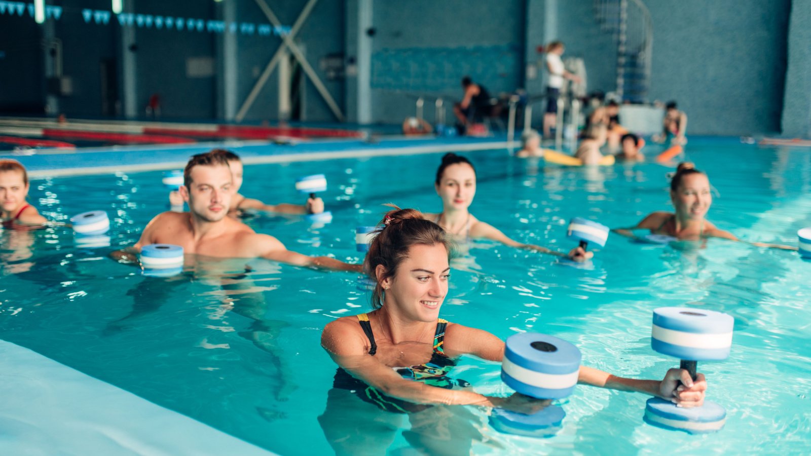 Aqua Aerobics Swim Senior Fitness Class Exercise Nomad Soul Shutterstock