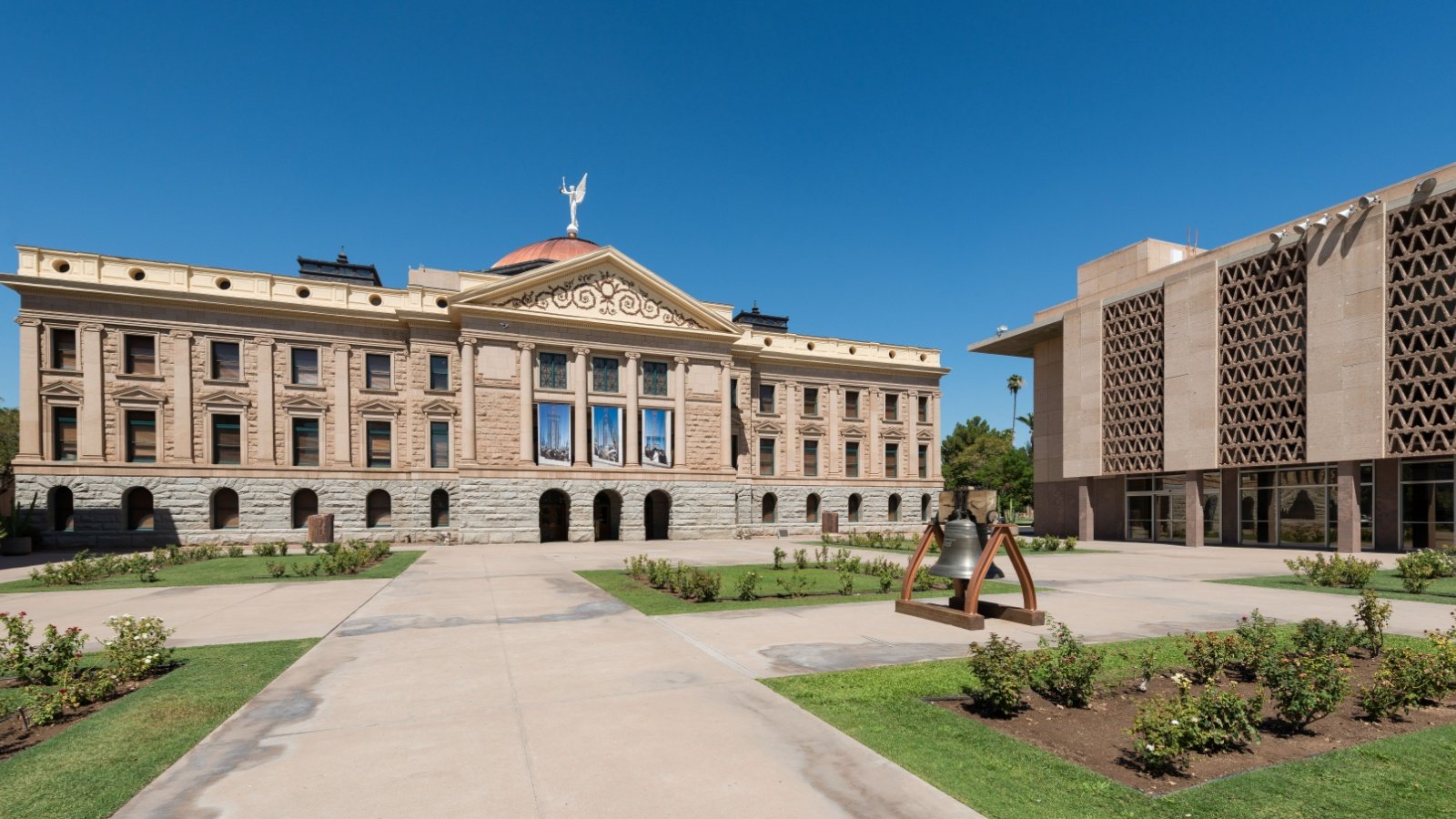 Arizona State Capitol building (left) and House of Representatives (right) in Phoenix, Arizona Nagel Photography Shutterstock