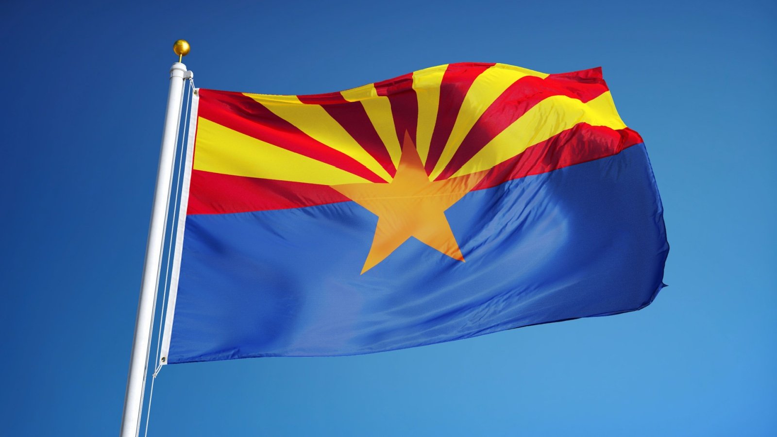 Arizona State Flag railway fx Shutterstock