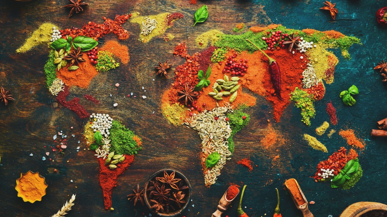 Around the world spices food YARUNIV Studio Shutterstock