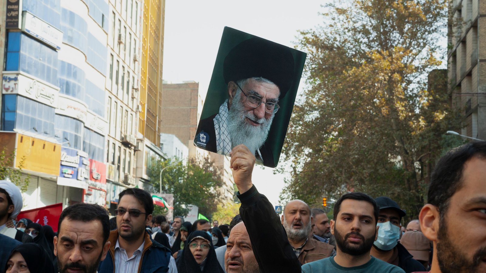 Ayatollah Khamenei supports the leader of the Islamic Republic of Iran saeediex shutterstock Ayatollah Khamenei supports the leader of the Islamic Republic of Iran saeediex shutterstock