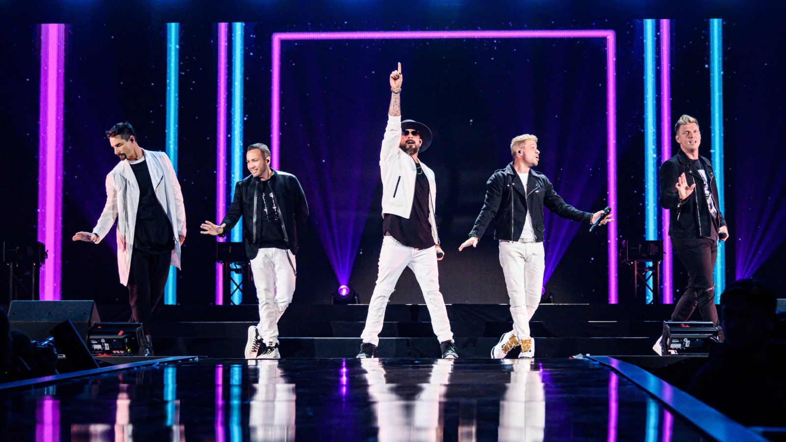 Backstreet Boys 2019 band stage Perform Brian Friedman Shutterstock Backstreet Boys 2019 band stage Perform Brian Friedman Shutterstock
