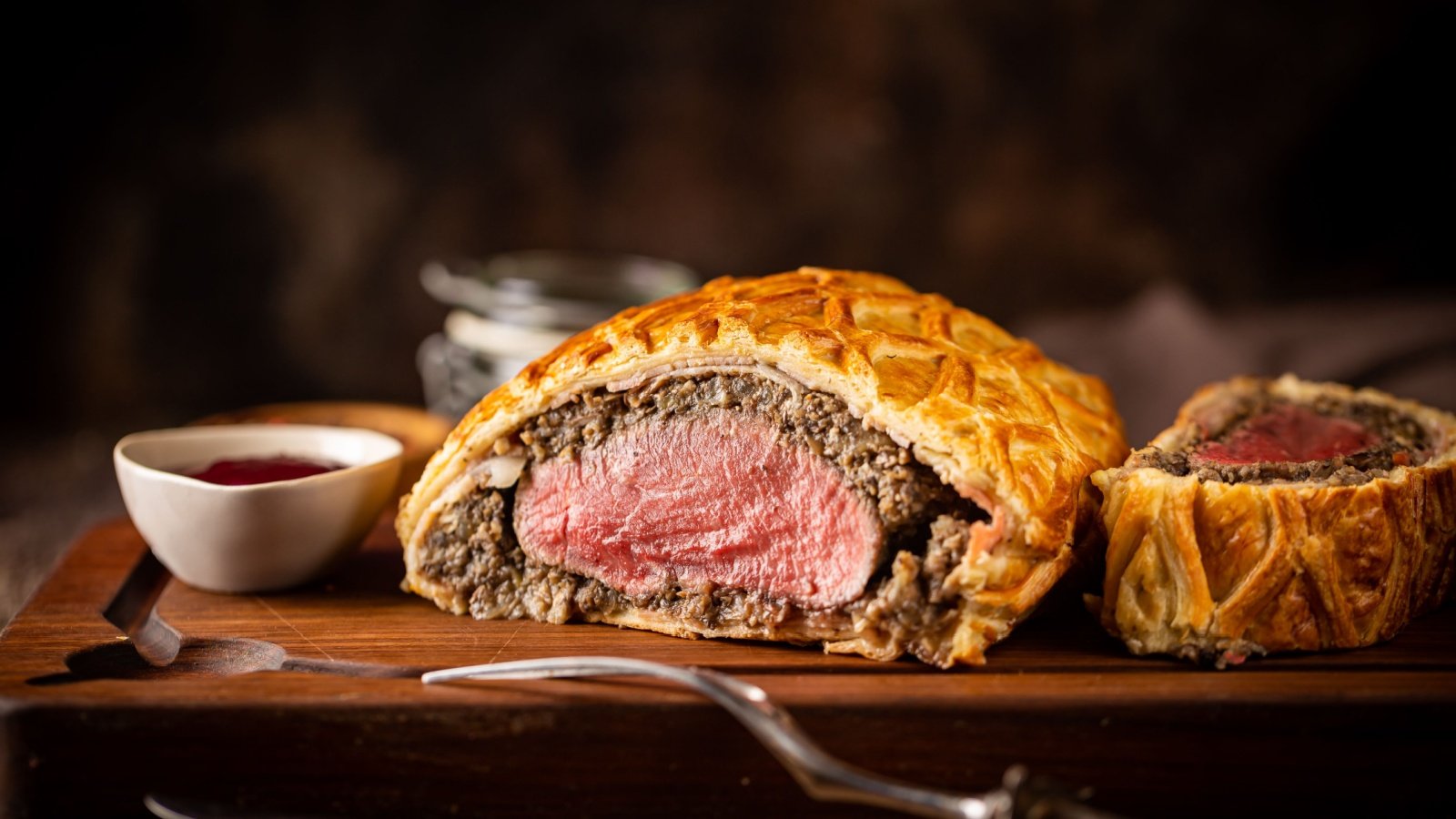 Beef Wellington steak mushrooms puff pastry Goskova Tatiana Shutterstock