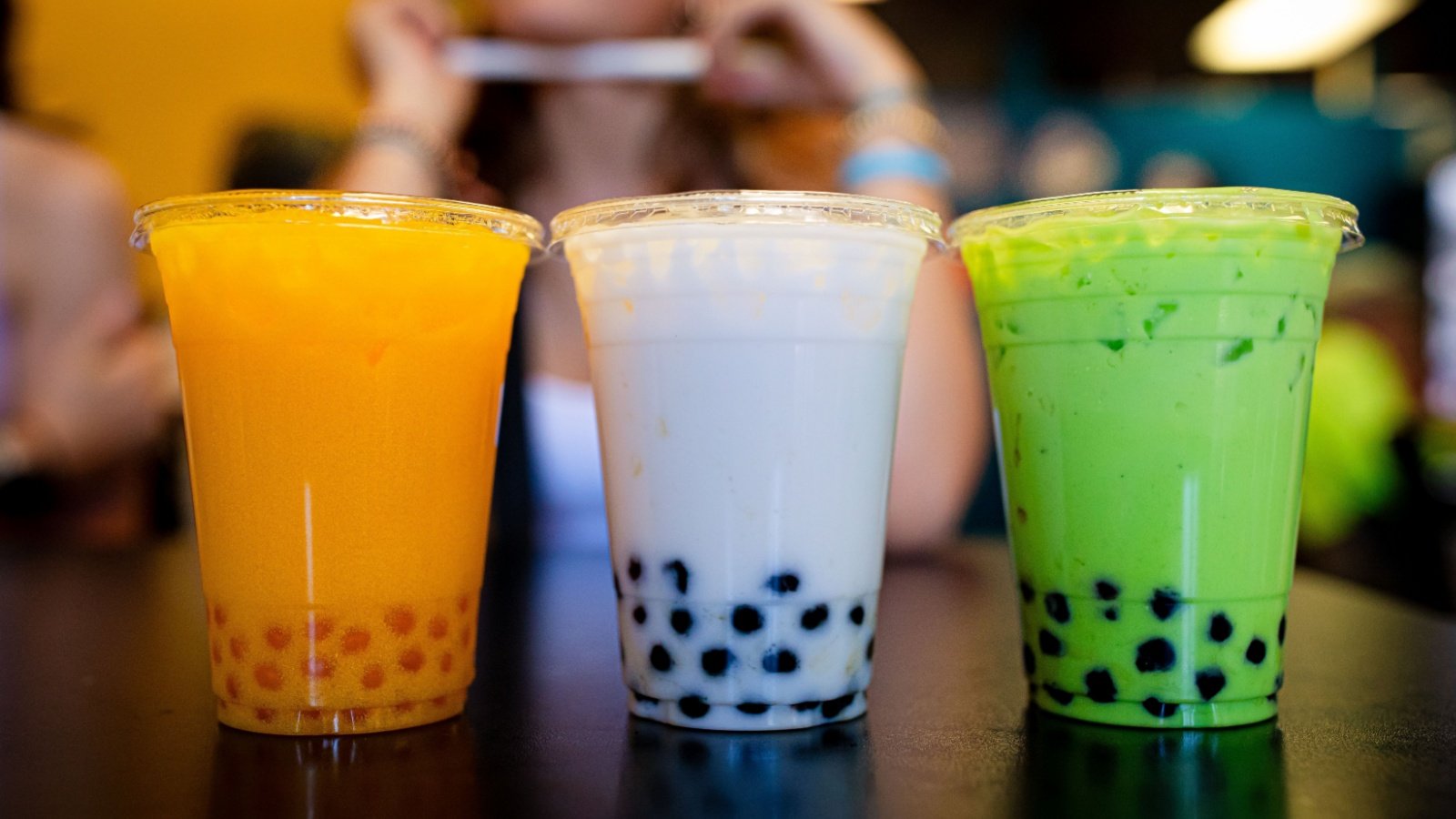 Boba milk tea drink beverage fruity bluestork Shutterstock Boba milk tea drink beverage fruity bluestork Shutterstock