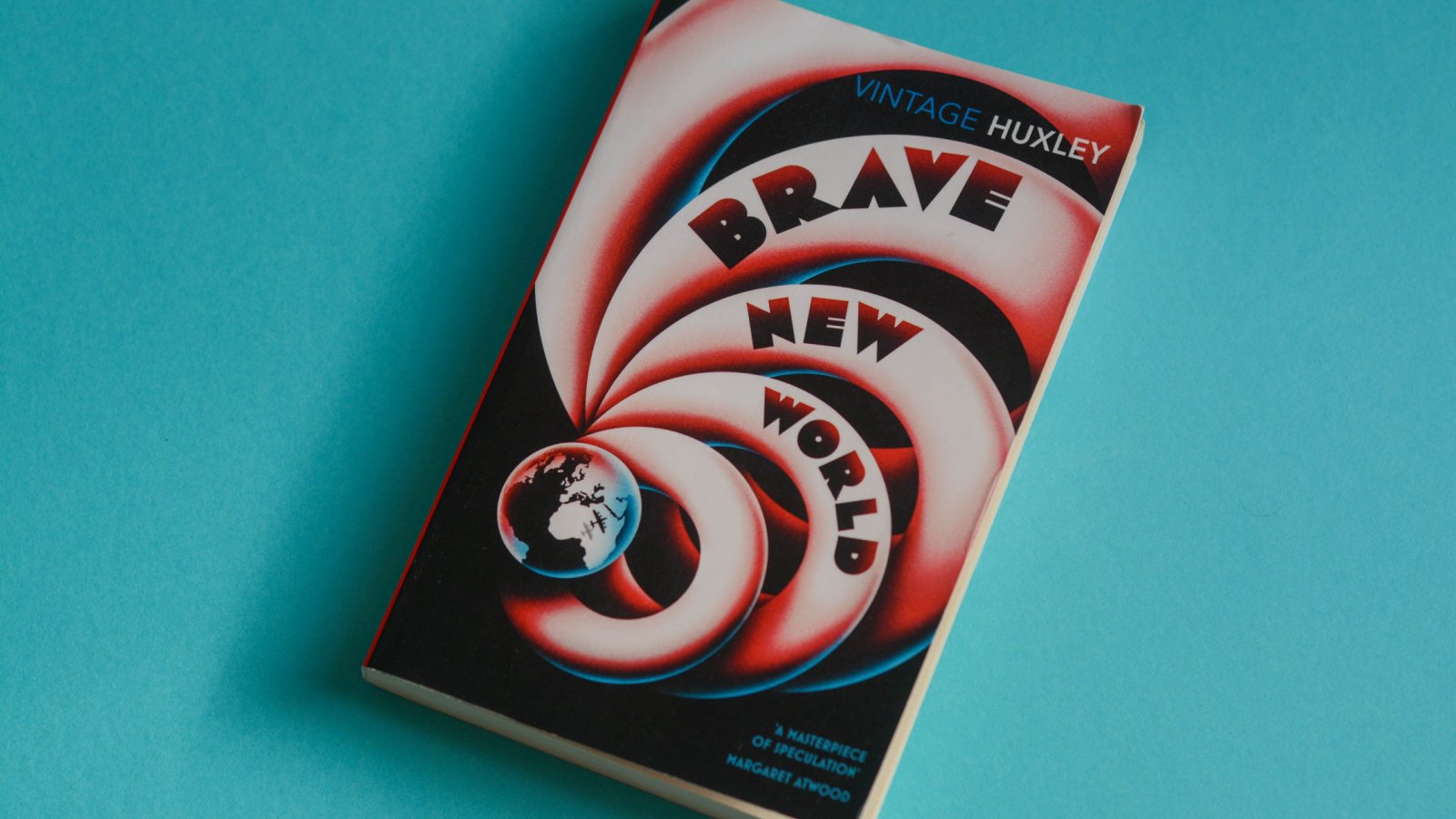 Brave New World' book by Aldous Huxley olesea vetrila shutterstock