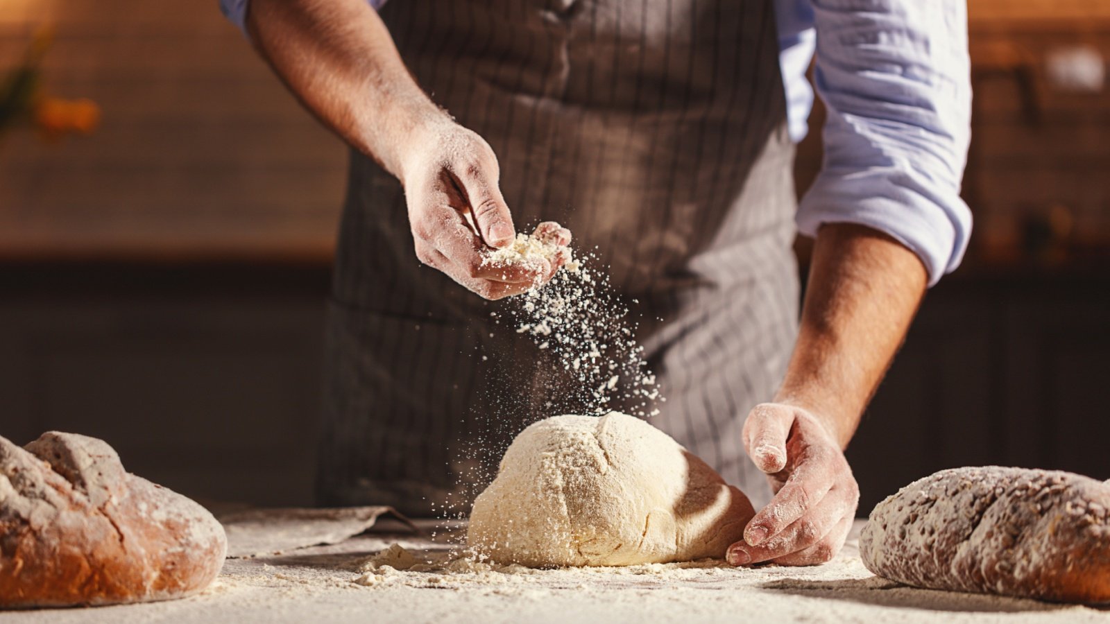 Bread loaf kneed flour Evgeny Atamanenko Shutterstock