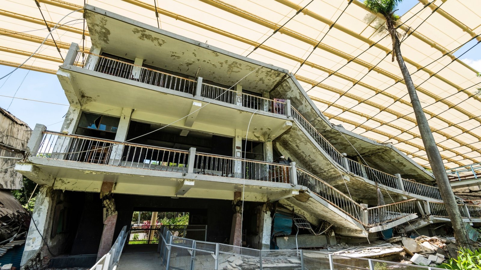 Building view of the 921 Earthquake Museum of Taiwan Jack Hong Shutterstock