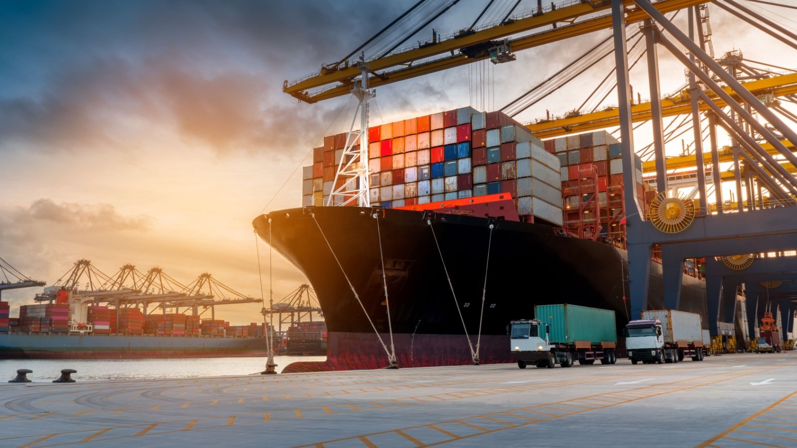 Cargo Ship International Loading GreenOak Shutterstock