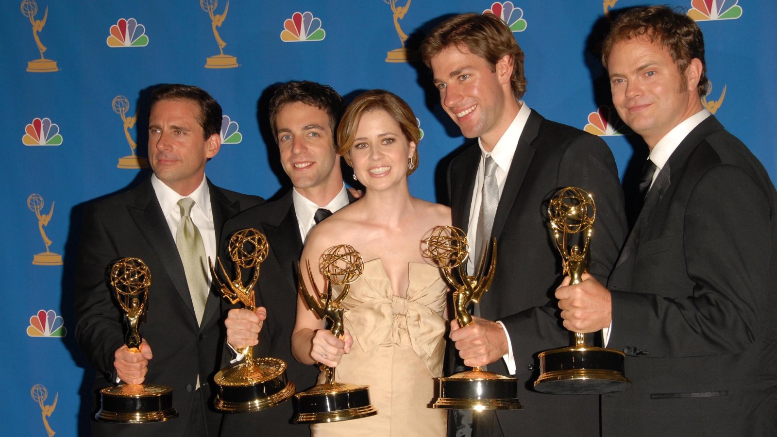 Cast of The Office Steve Carell, BJ Novak, Jenna Fischer, John Krasinski, Rainn Wilson s bukley shutterstock