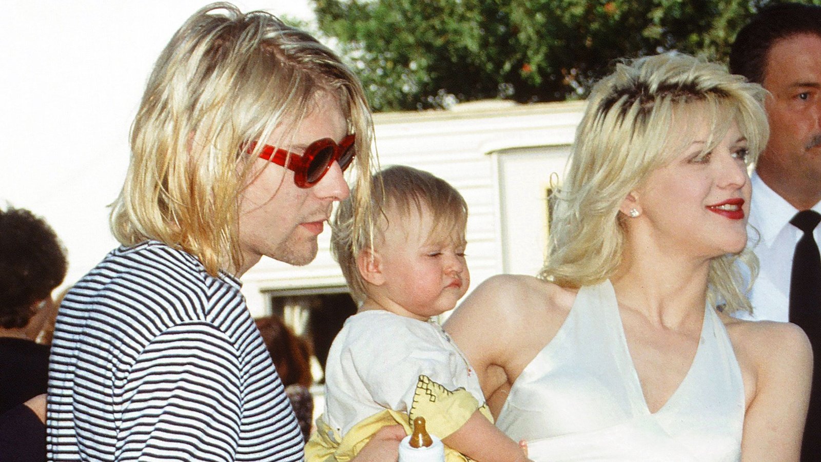 Celebrity Singer Kurt Cobain Courtney Love Baby 1993 Kathy Hutchins Shutterstock