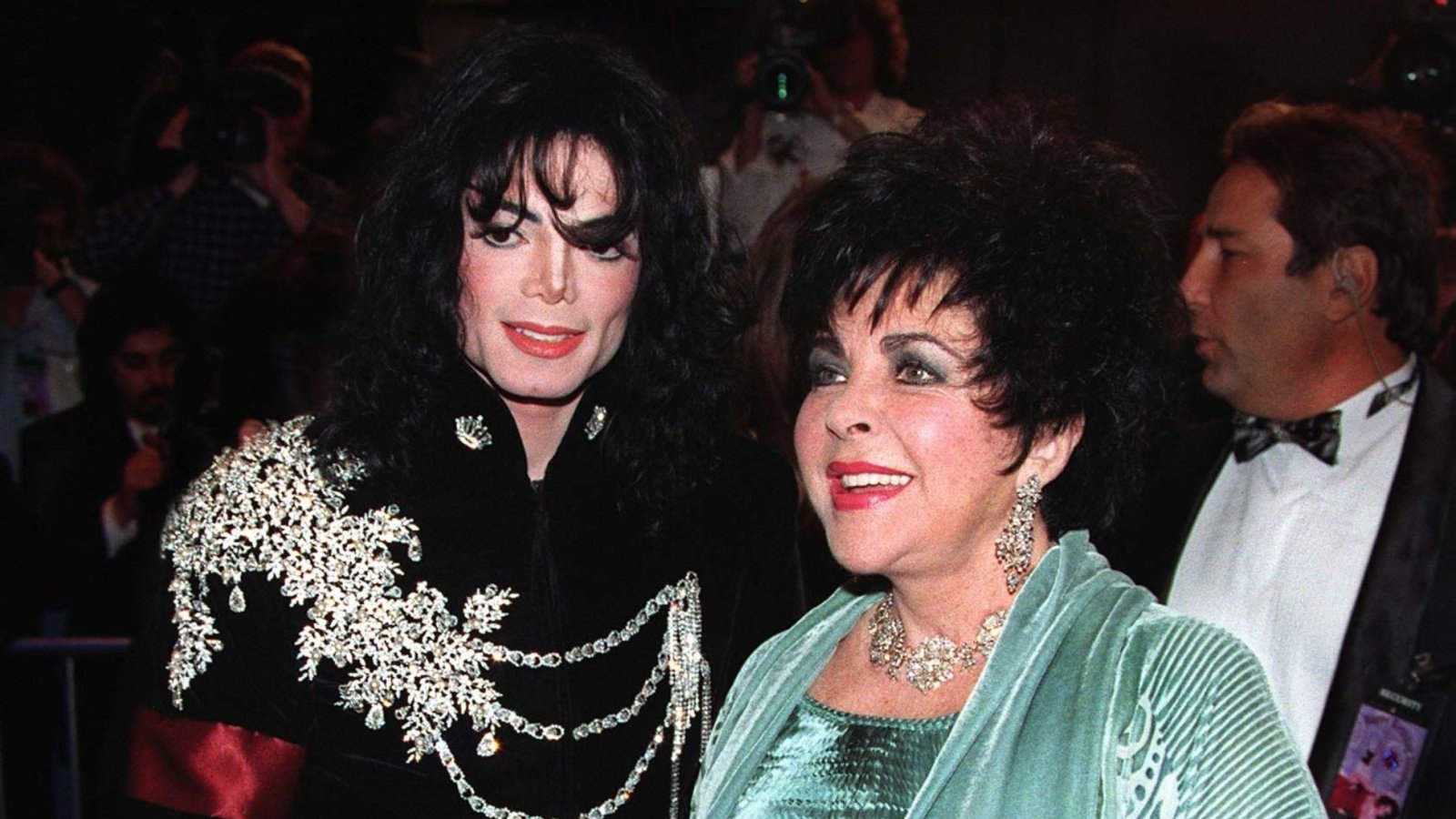 Celebrity Singer Michael Jackson Elizabeth Taylor 1997 Featureflash Photo Agency Shutterstock