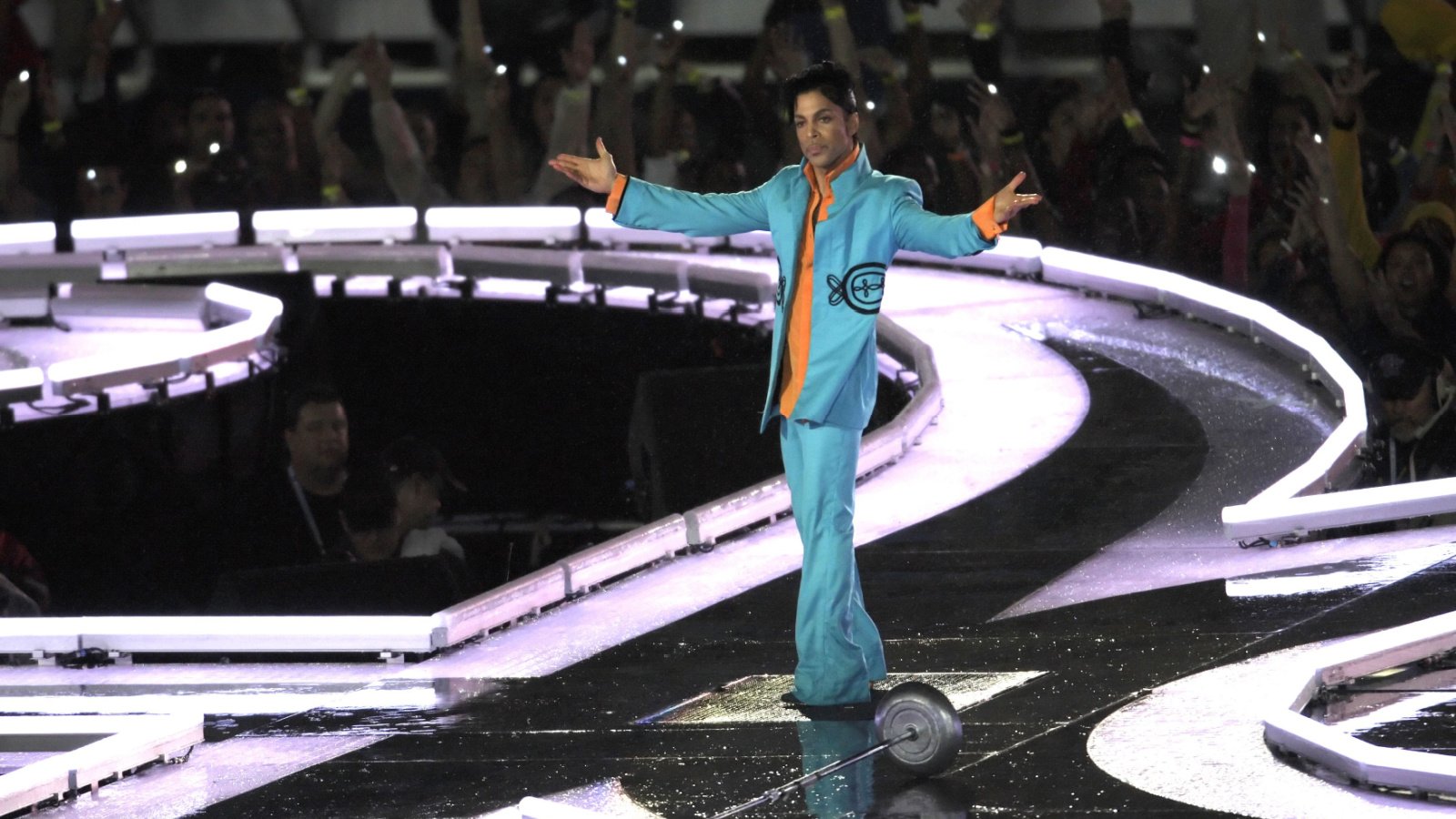 Celebrity Singer Prince On Stage Performing 2007 Anthony Correia Shutterstock