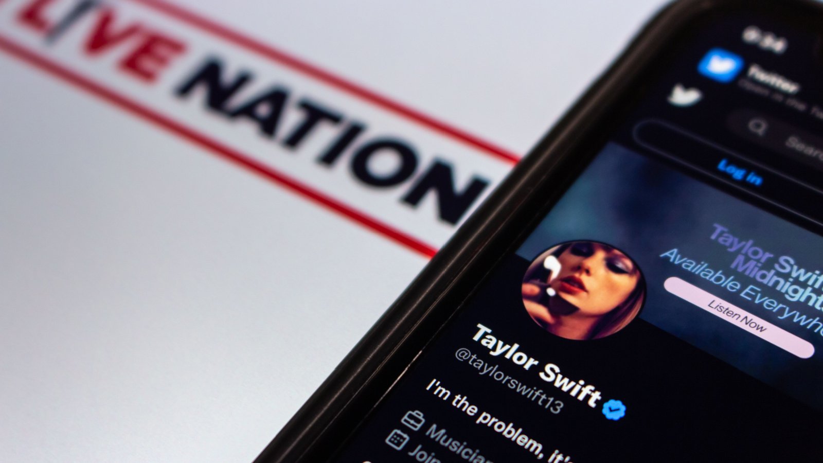 Celebrity Taylor Swift Twitter Handle Live Nation Koshiro K Shutterstock