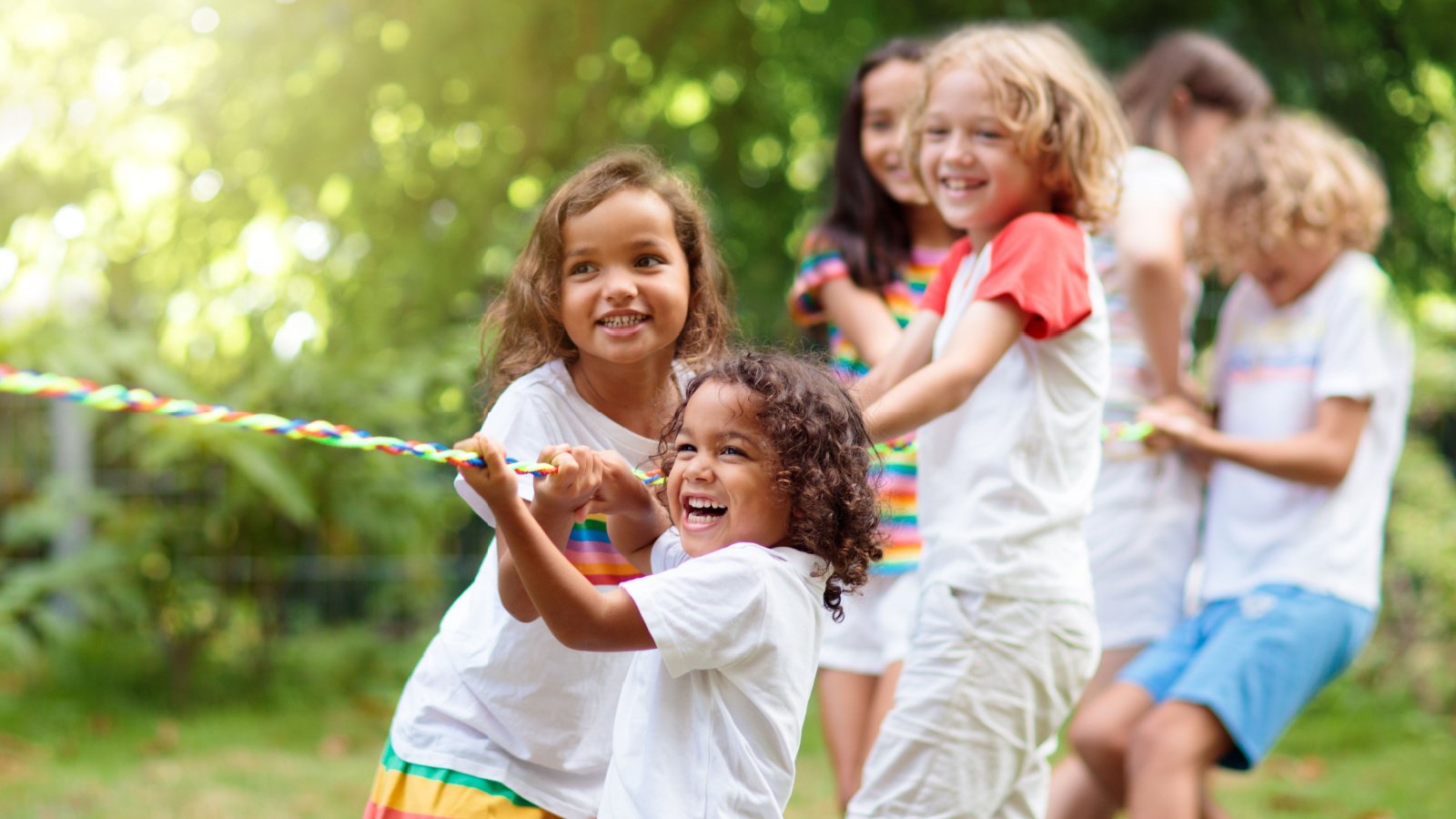 Child kids POC playing outdoor games parenting FamVeld Shutterstock