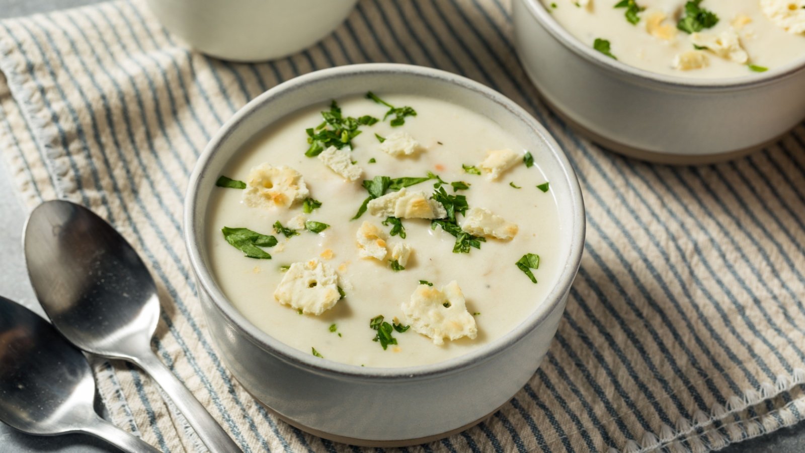 Clam Chowder soup food Brent Hofacker Shutterstock