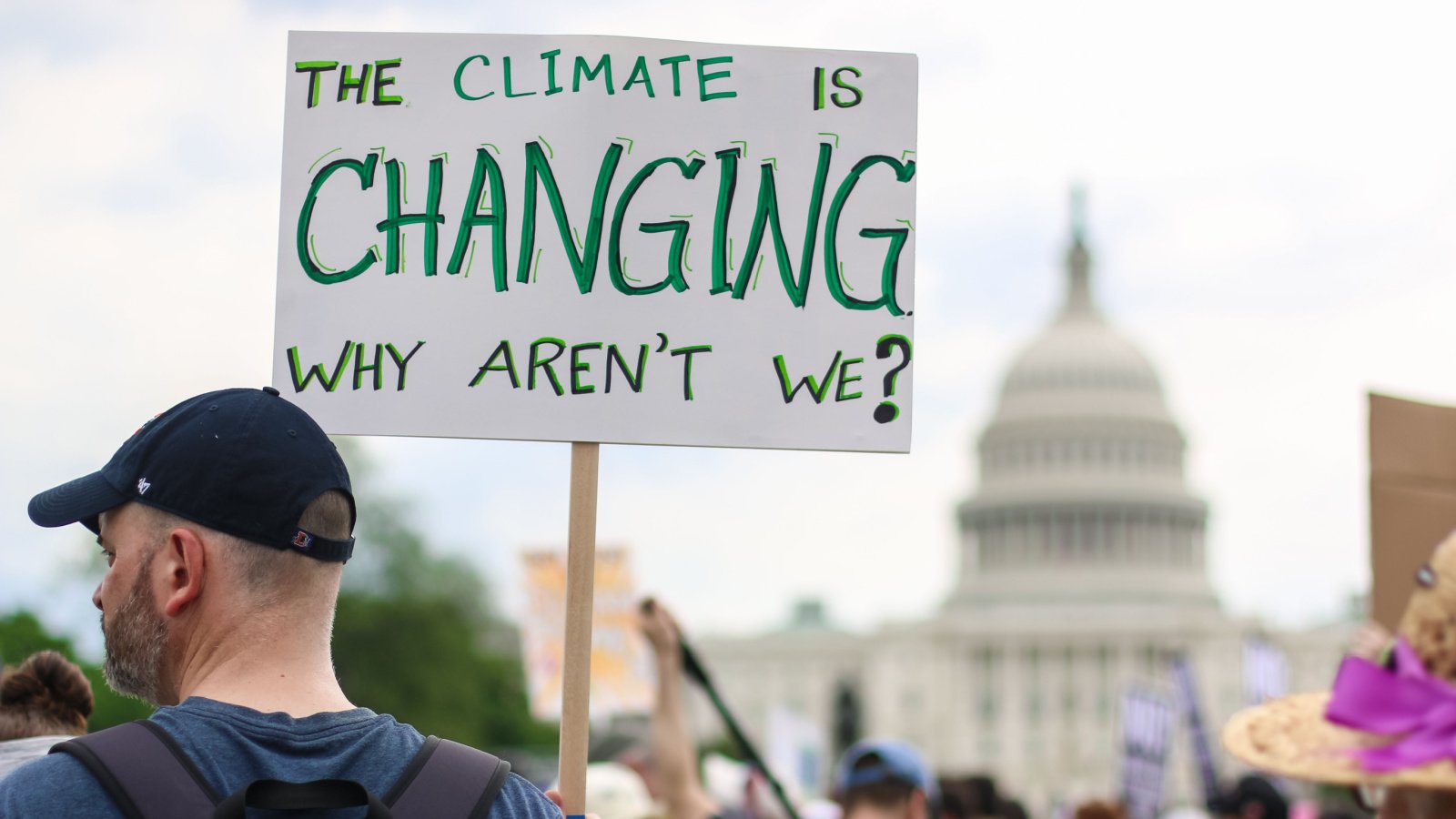 Climate change government rally protest sign Nicole Glass Photography Shutterstock