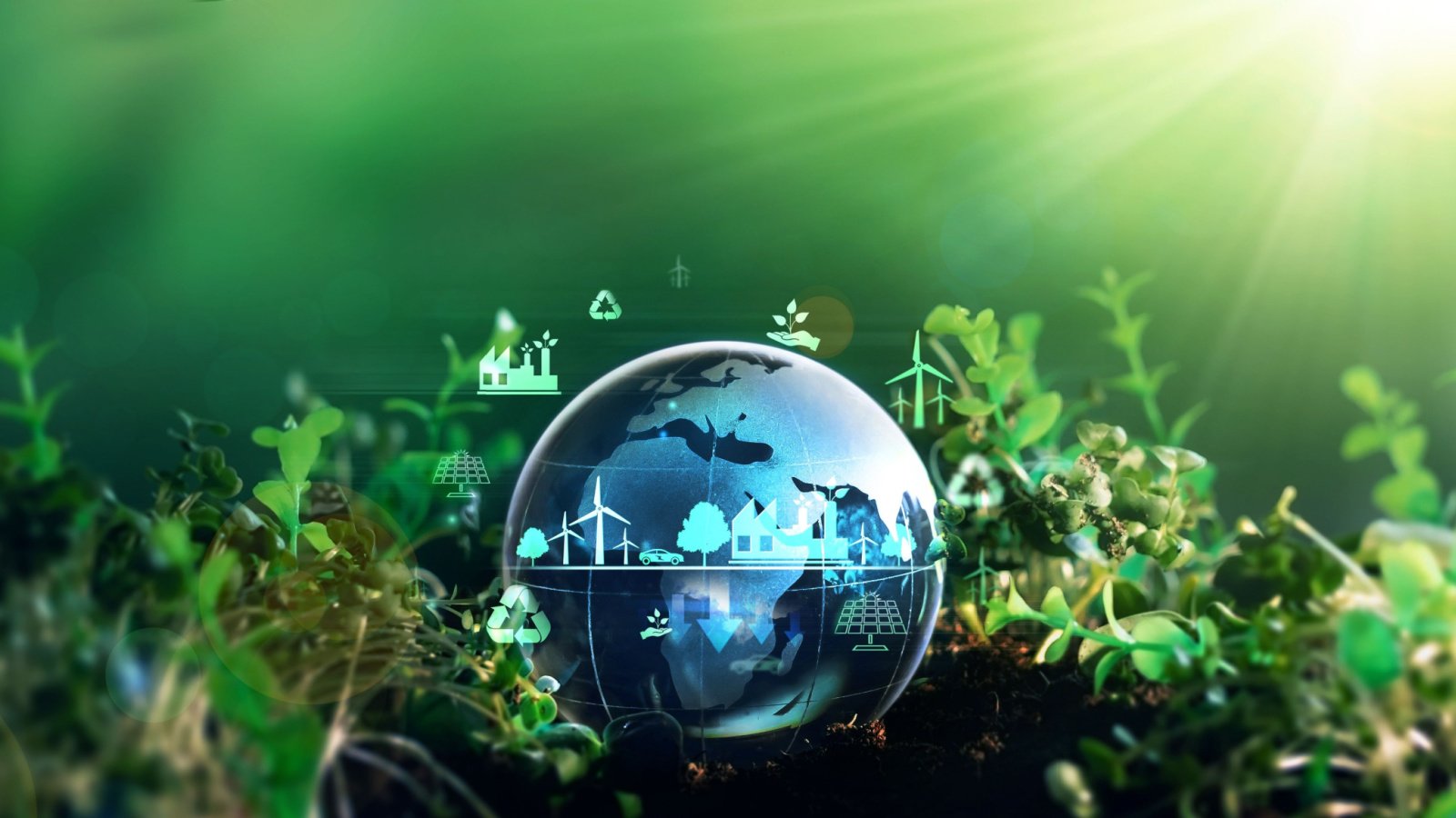 Climate change recycle regenerative renewable green Miha Creative Shutterstock