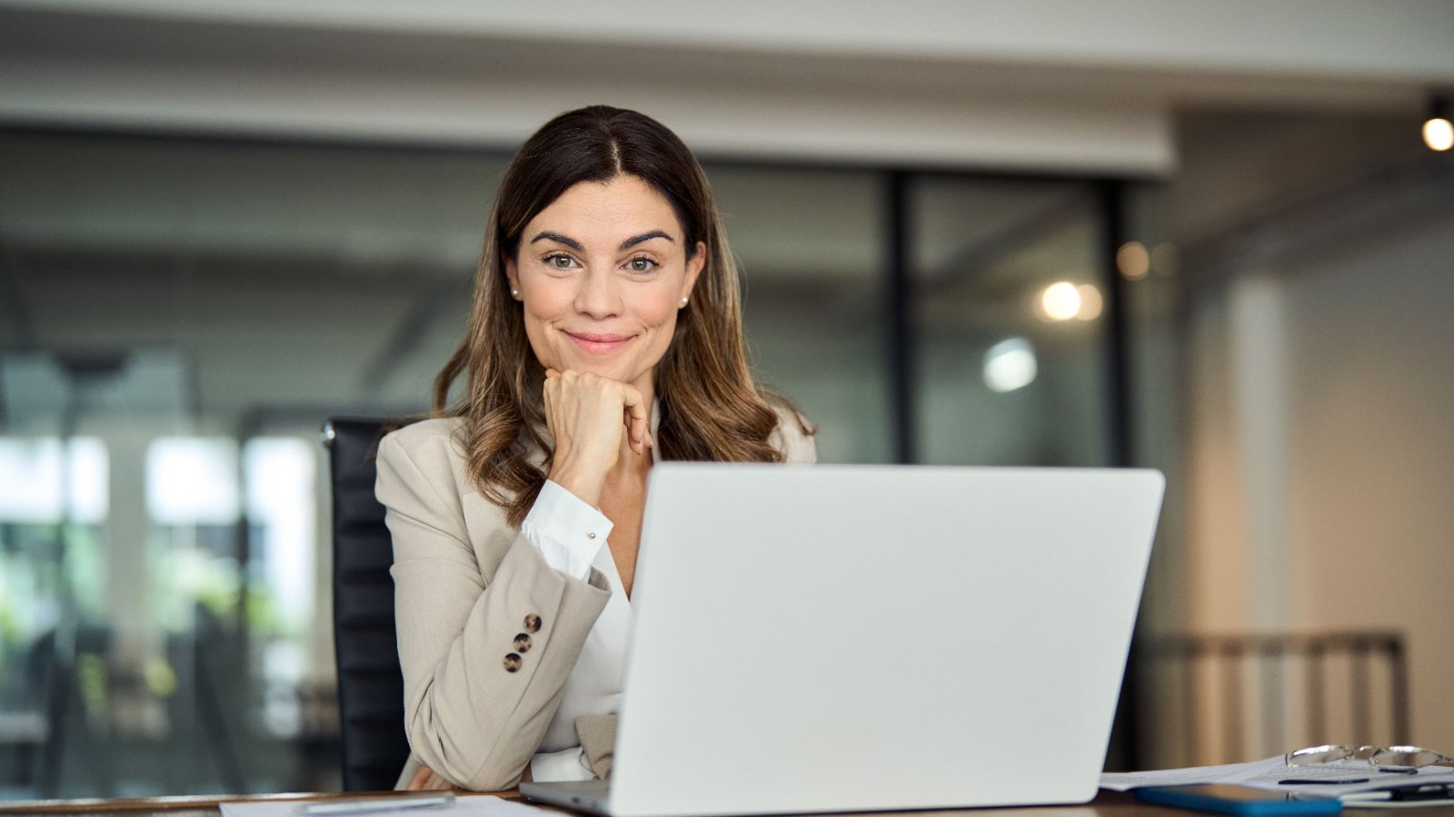 Confident business woman finance investor ceo professional insta photos Shutterstock