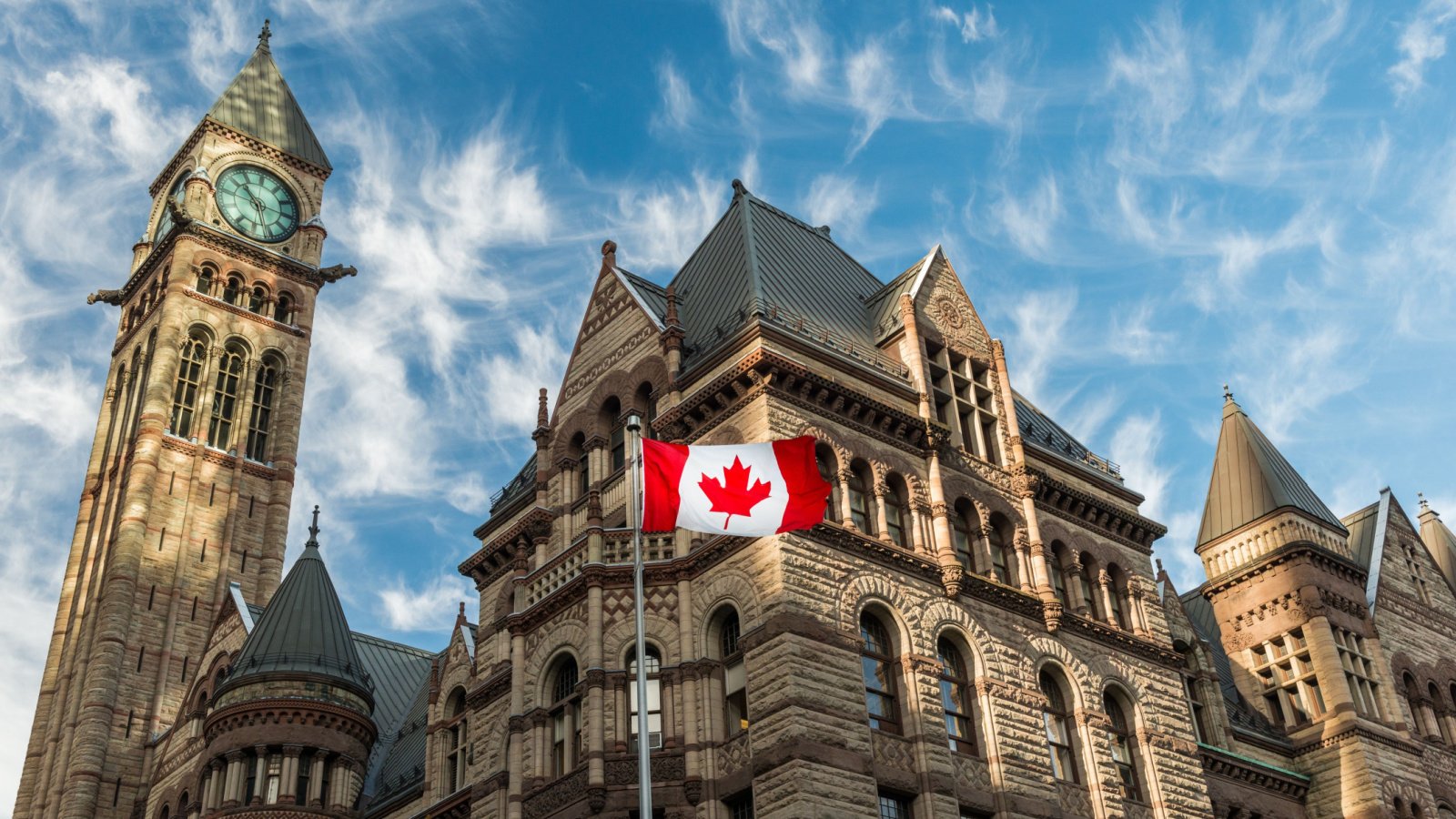 Country Travel Vacation Canada Flag City Hall Toronto Joshua Davenport Shutterstock