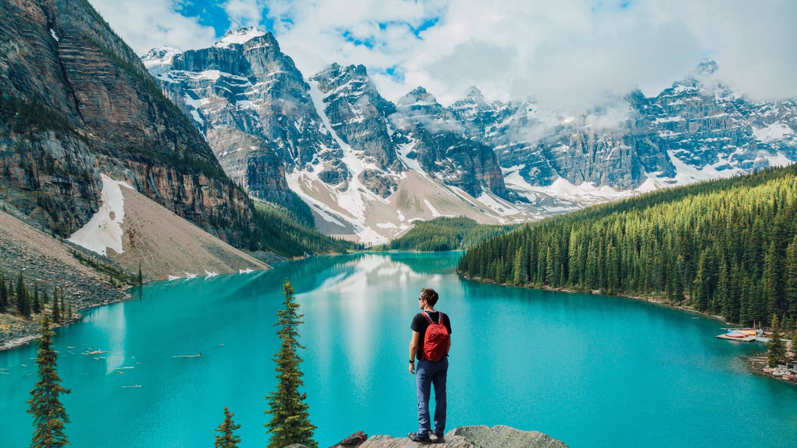 Country Travel Vacation Lake Banff Canada Alberta Maridav Shutterstock