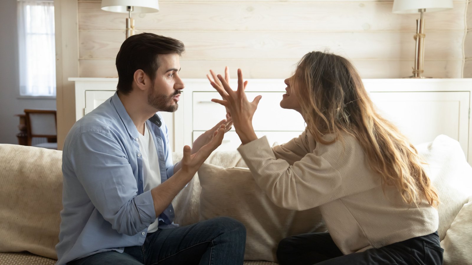 Couple Fighting Emotional Stressed Break up fizkes Shutterstock