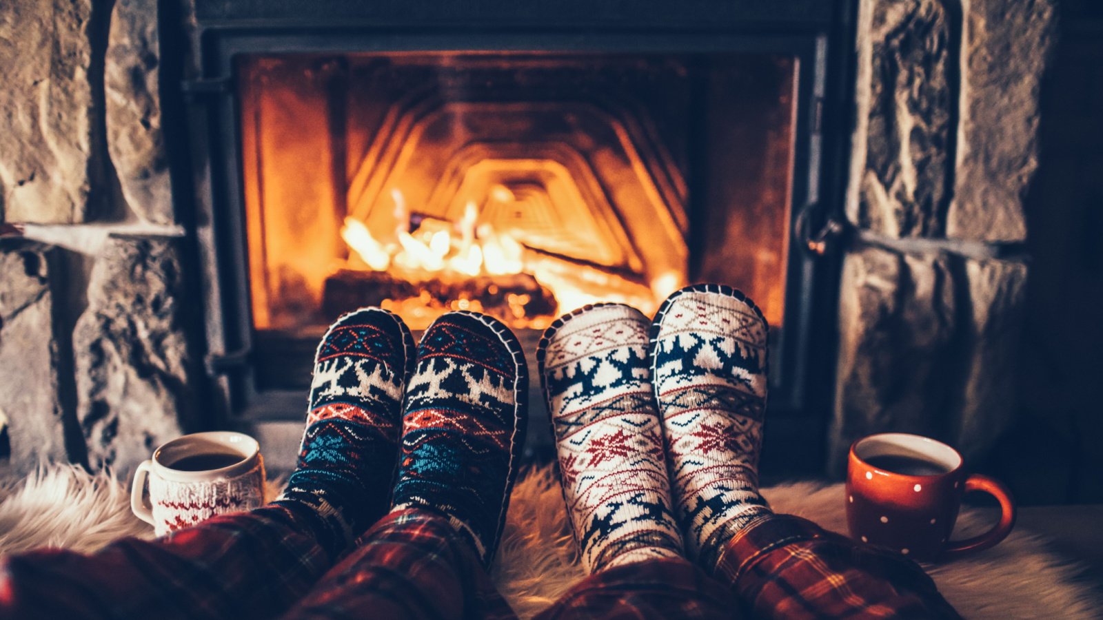 Cozy Fireplace Winter holiday AlexMaster Shutterstock