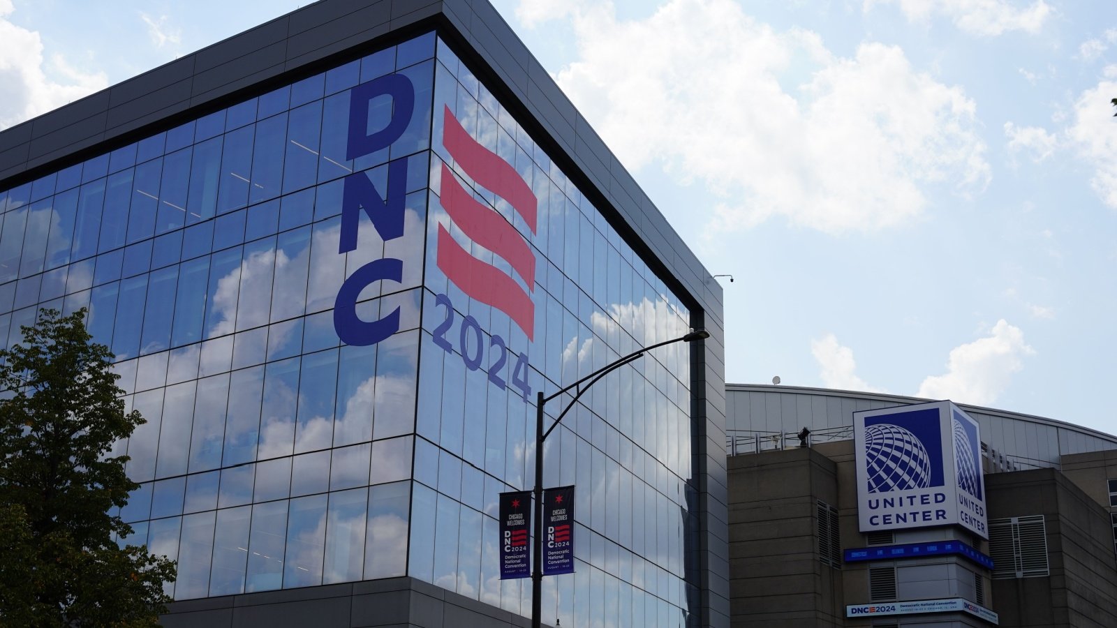 Democratic National Convention is being held at the United Center in Chicago Illinois Aaron of LA Photography Shutterstock