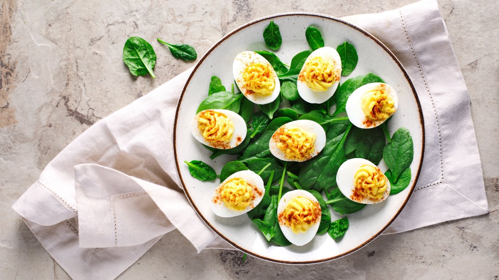 Deviled eggs food AnjelikaGr Shutterstock