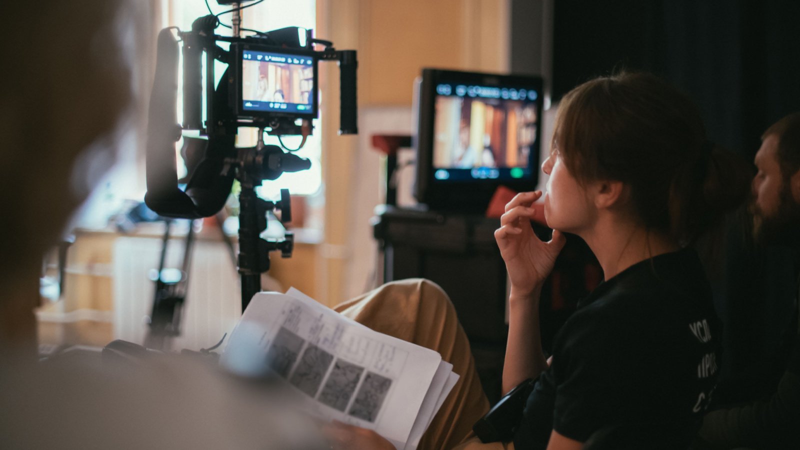 Director Filming Photography Director movie set Grusho Anna Shutterstock