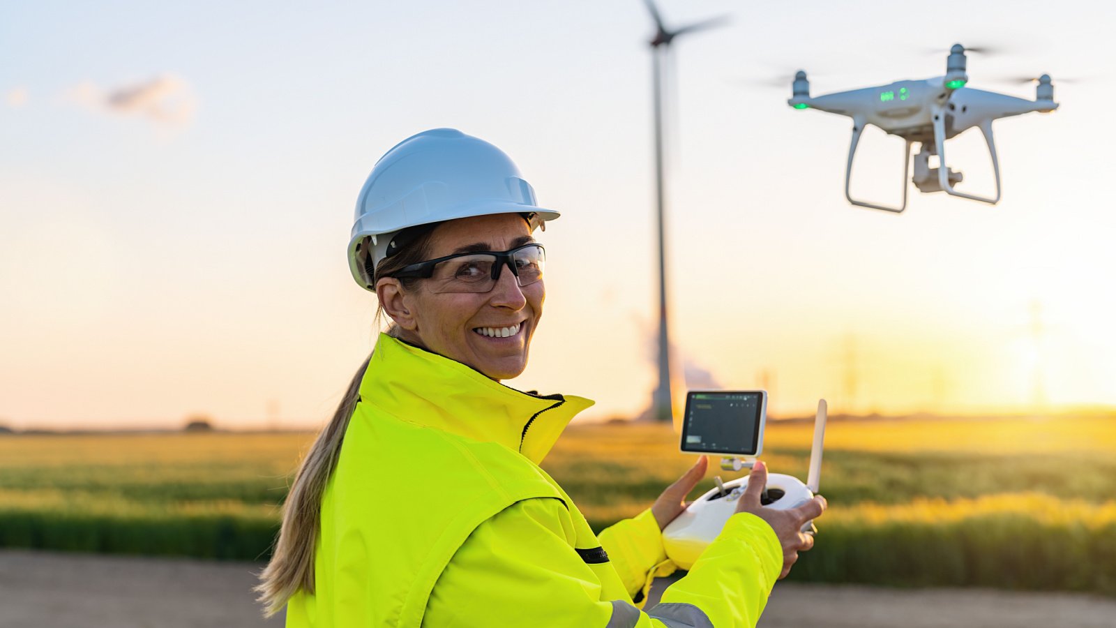 Drone Agriculture Engineer Renewable Energy Farming r.classen shutterstock