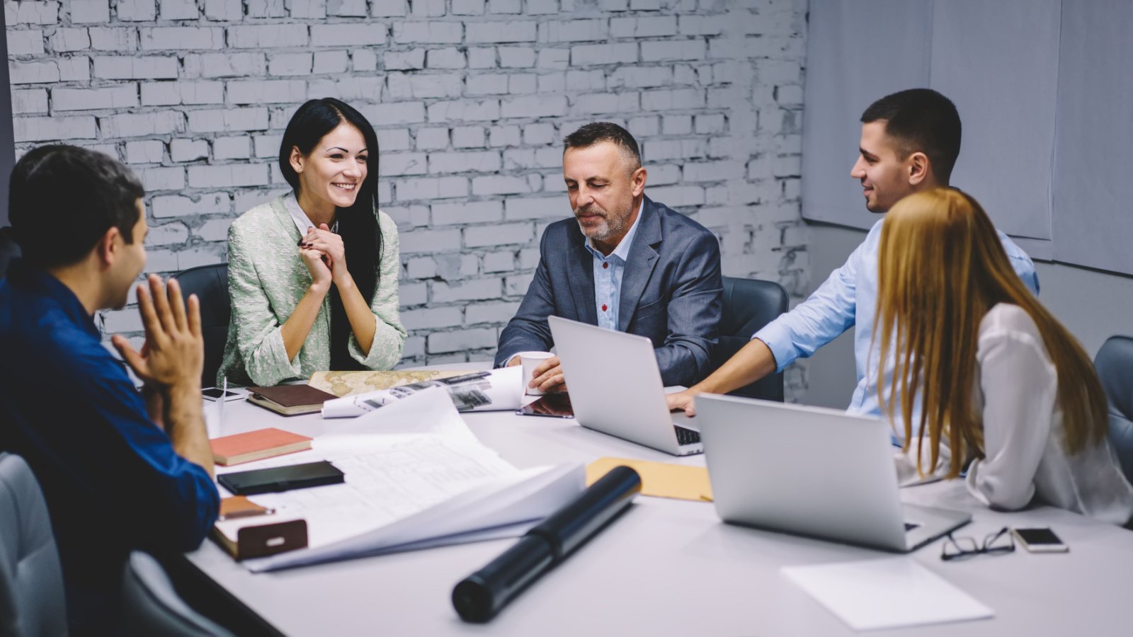 Executive business investors meeting pitch GaudiLab Shutterstock