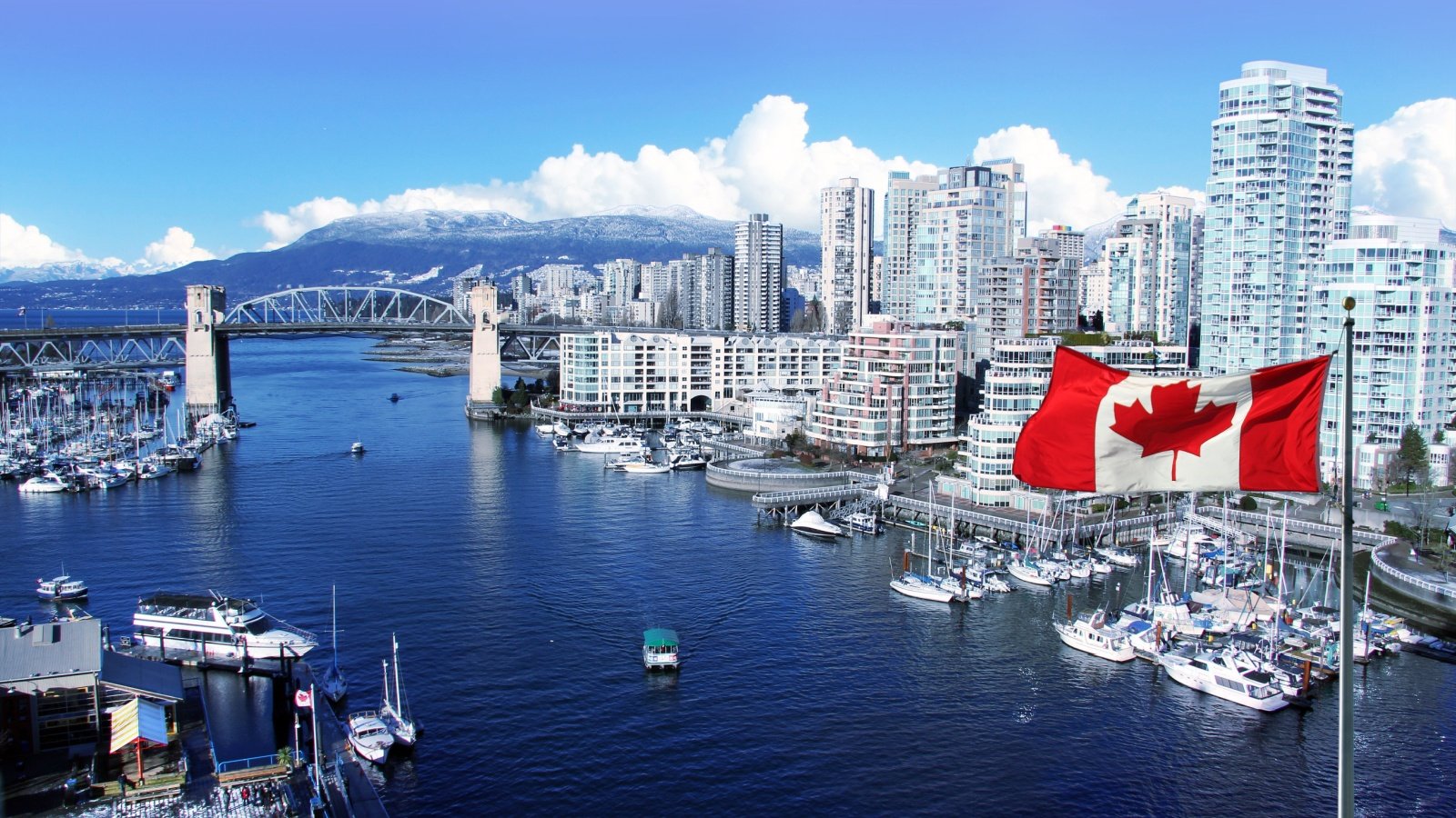 False Creek and the Burrard street bridge in Vancouver, Canada Hannamariah Shutterstock