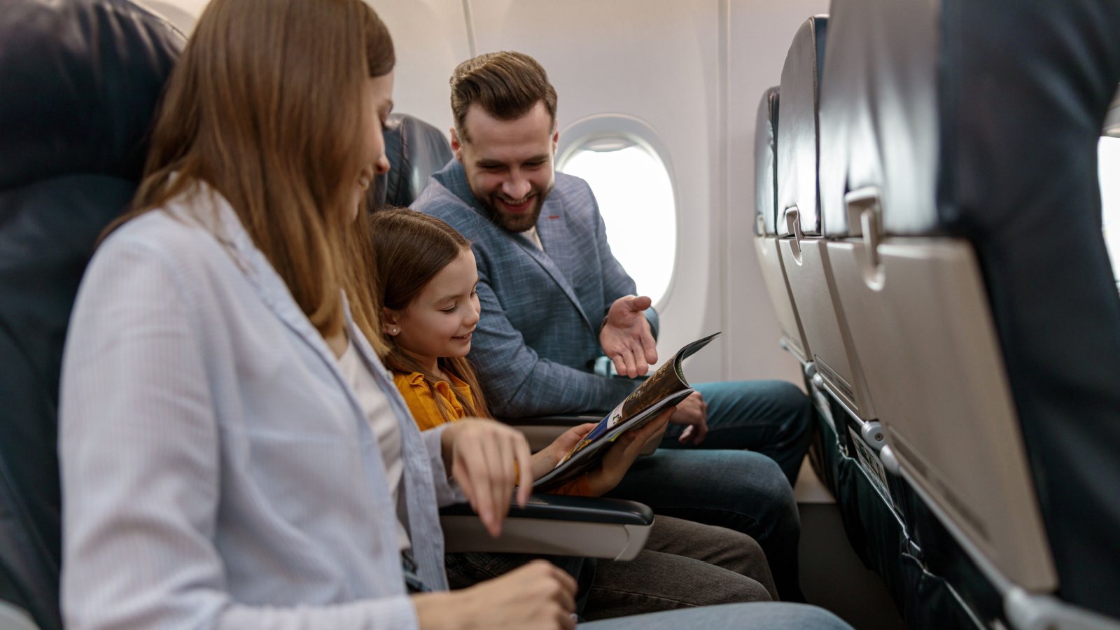 Family Children Airplane parenting travel child Friends Stock Shutterstock