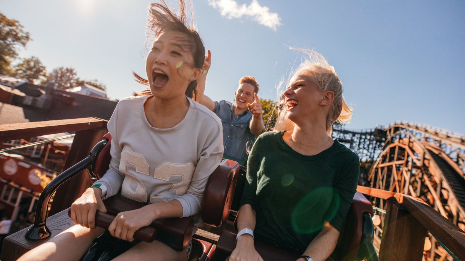 Friends amusement park roller coaster Jacob Lund Shutterstock