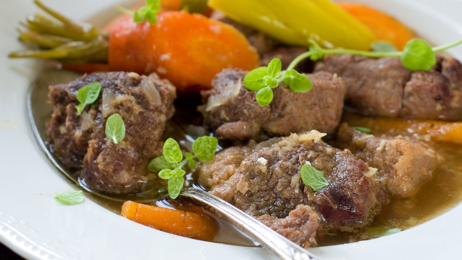 Game meat ragout with carrot stew elk venison Wiktory Shutterstock