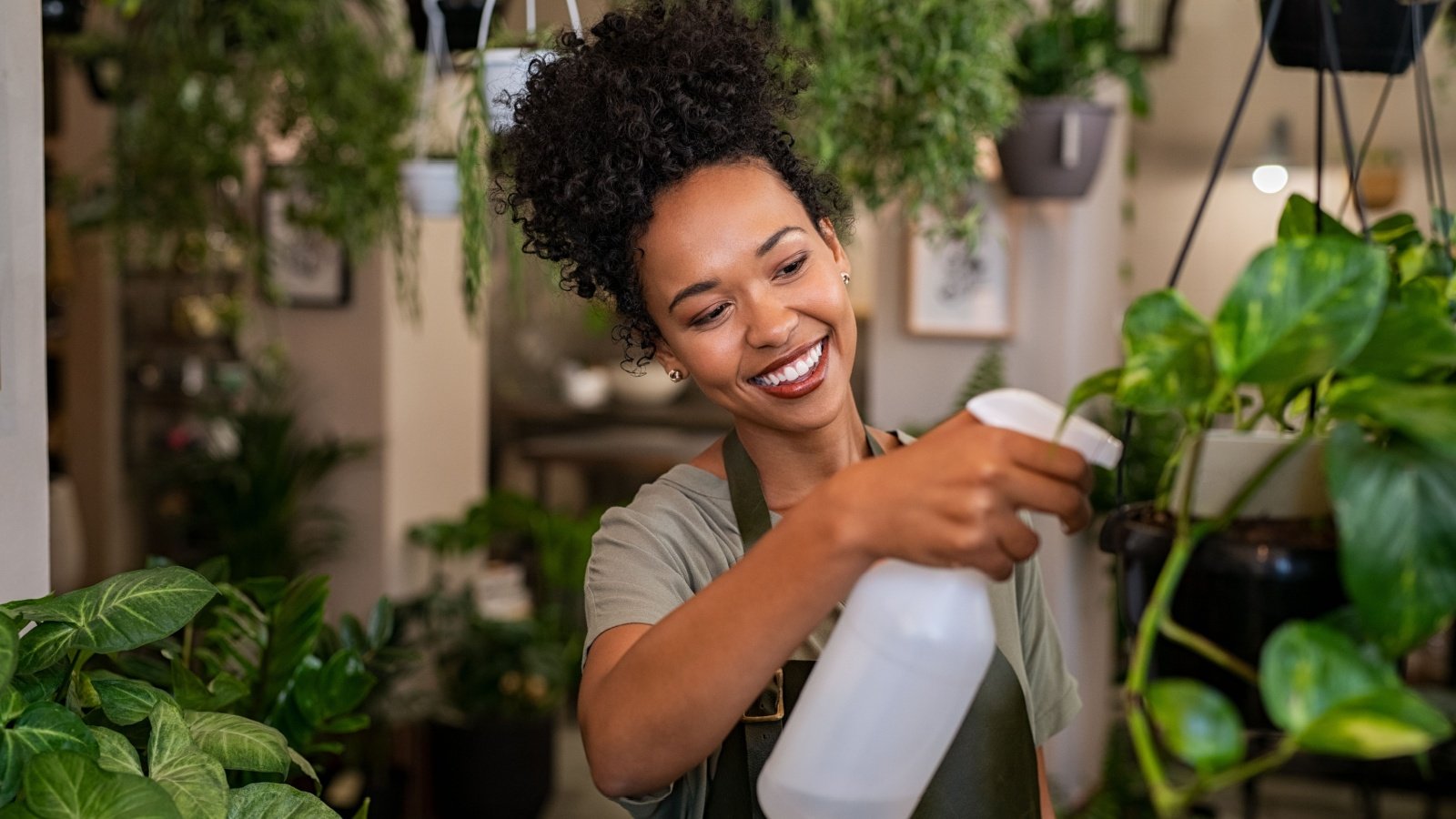 Garden florist Woman Spray Rido Shutterstock