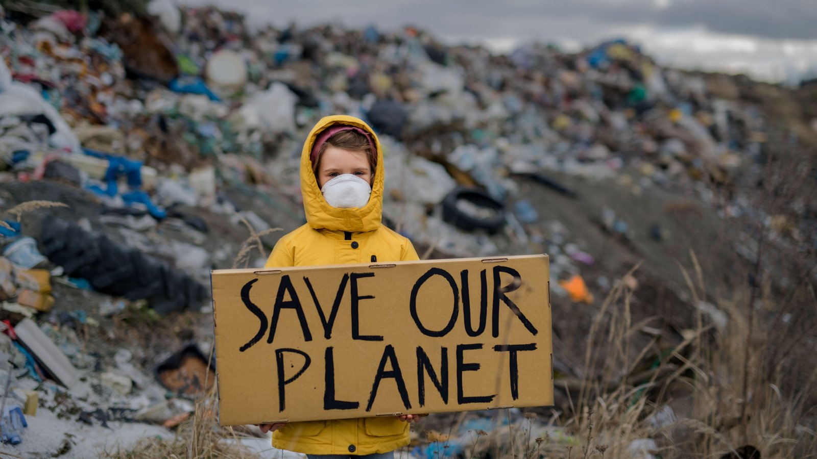 Global Warming Trash Protest Liberal Climate Change recycle landfill Ground Picture Shutterstock