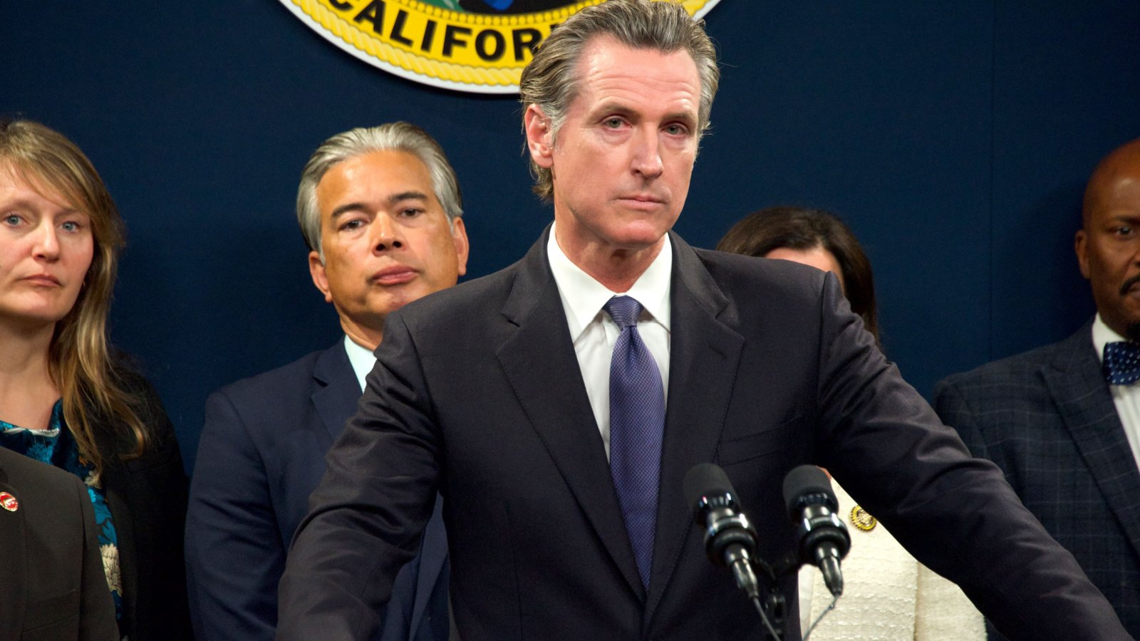 Governor Gavin Newsom California Democrat Politics Sheila Fitzgerald Shutterstock