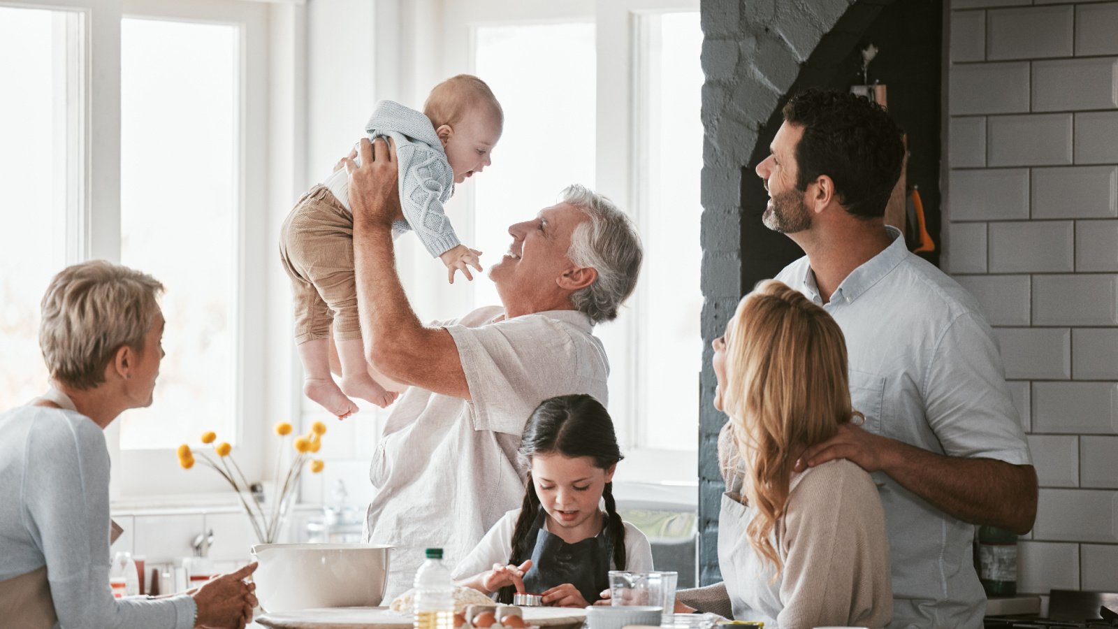 Grandparents Family Baby Parenting Mature PeopleImages.com Yuri A Shutterstock