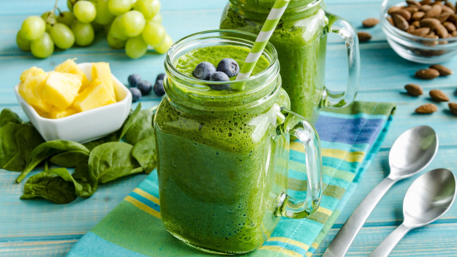 Green Juice Smoothie Health Nutrition Breakfast Drink Teri Virbickis Shutterstock