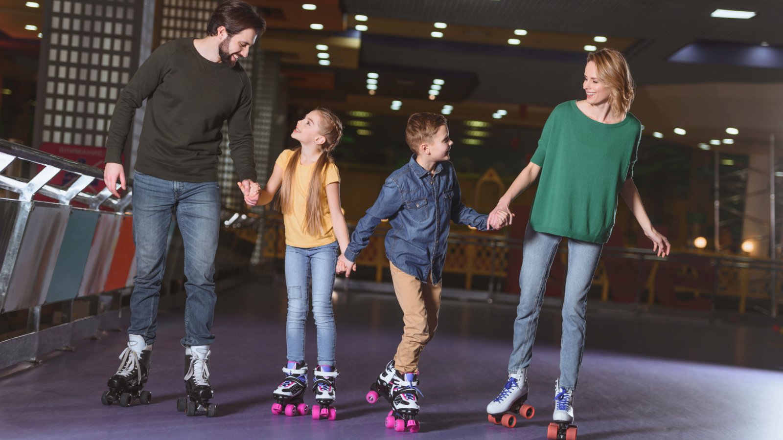 Happy Family Roller Skating LightField Studios Shutterstock