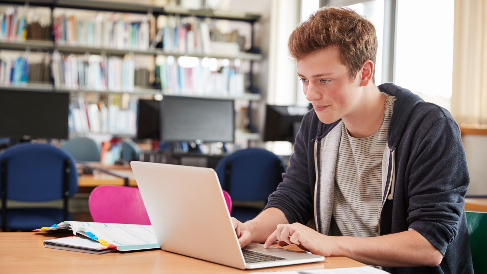 High School College University Student Study Library Education Laptop Monkey Business Images Shutterstock