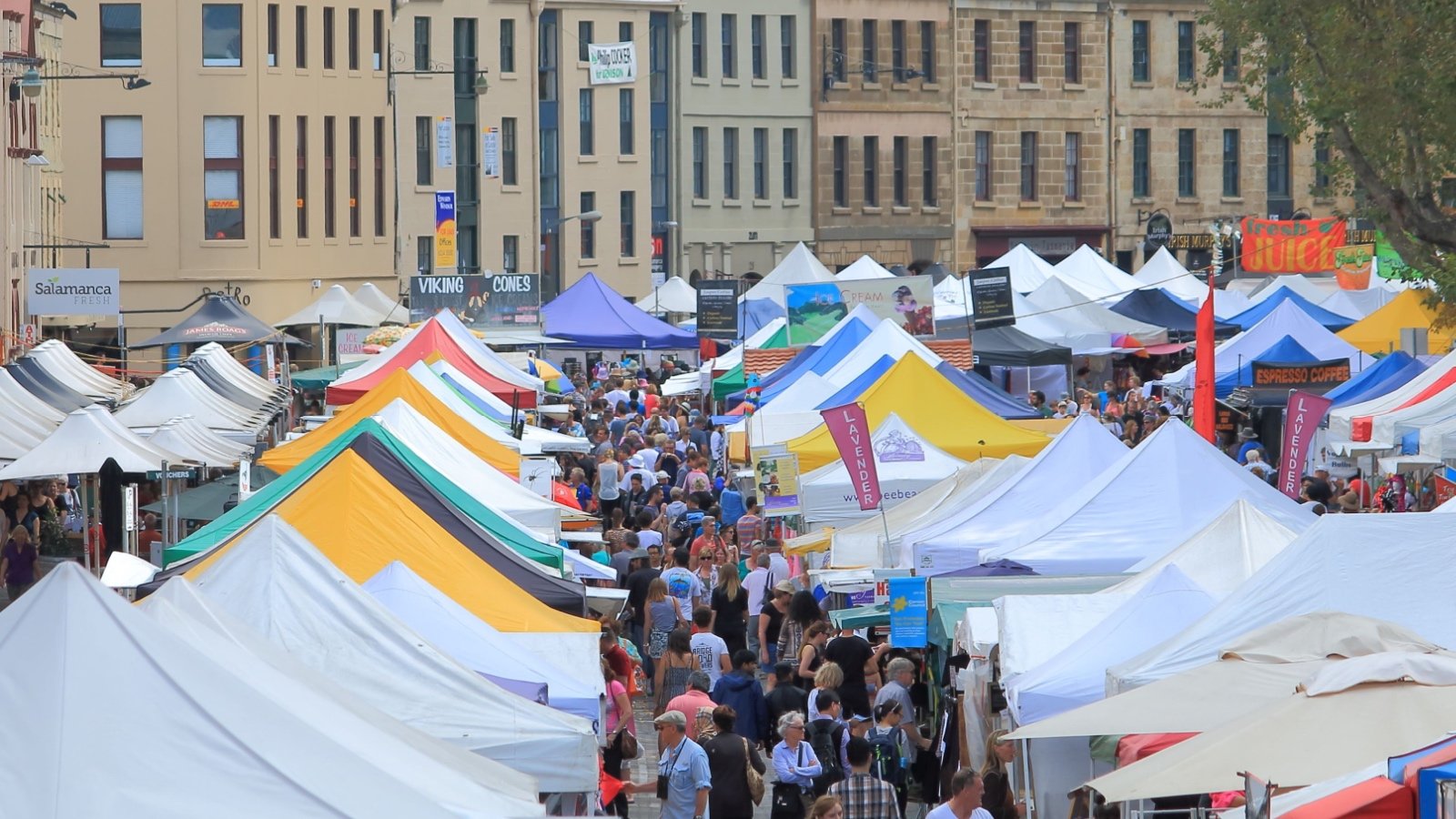 Hobart Australia Salamanca Market TK Kurikawa Shutterstock