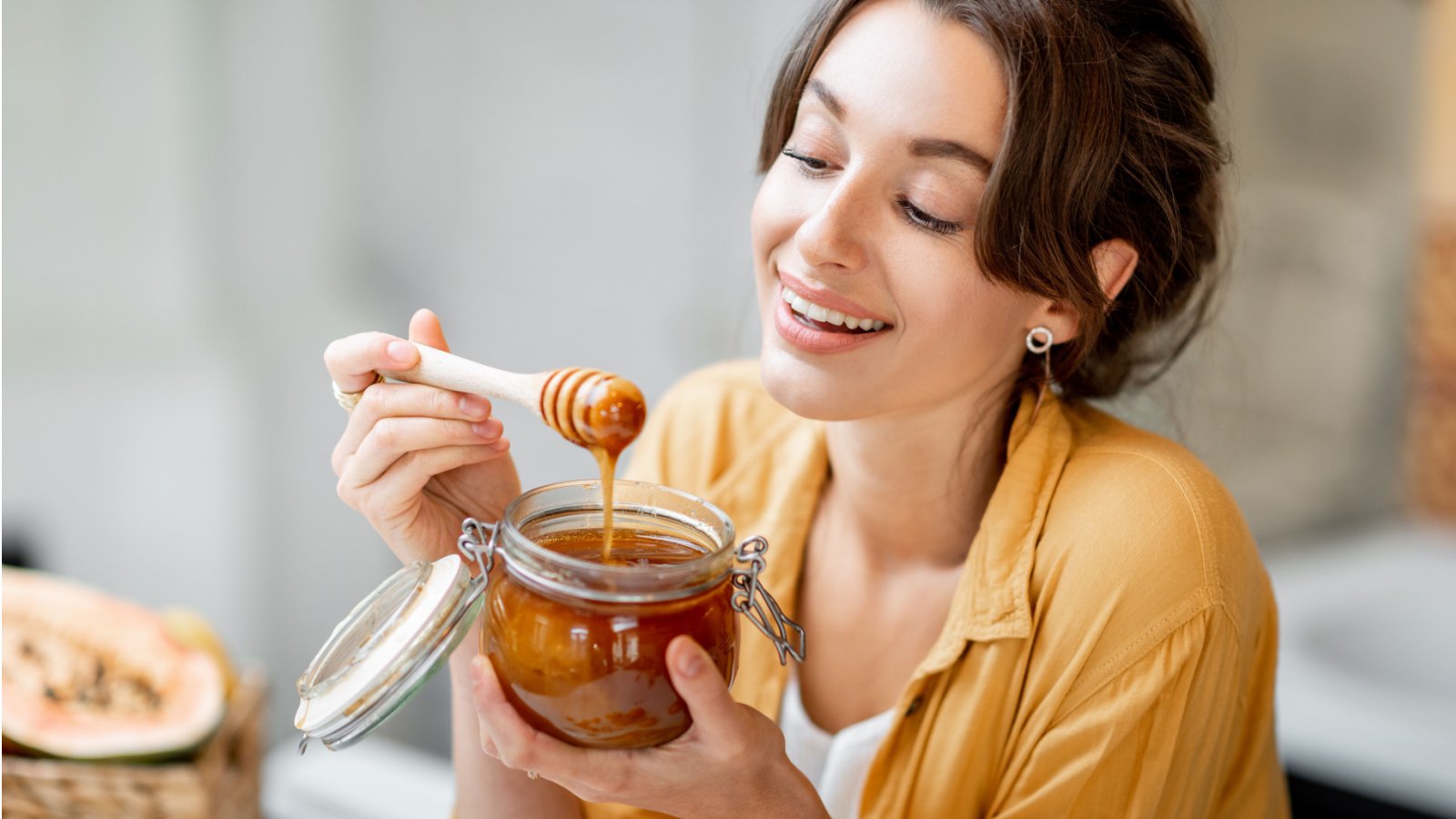 Honey food eat skin care facial RossHelen Shutterstock