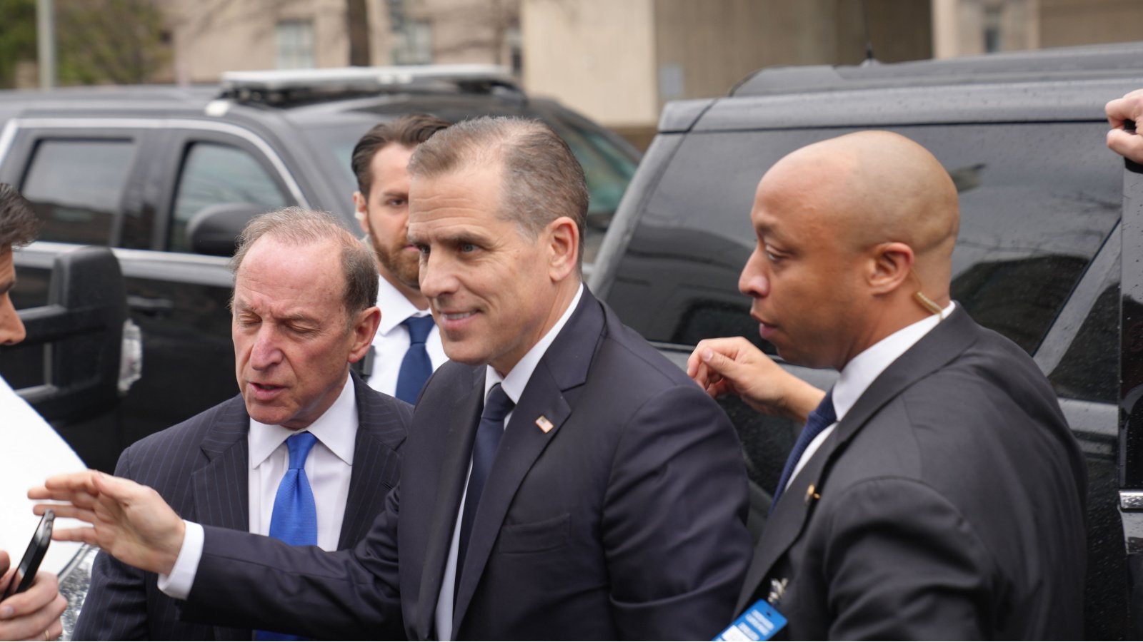 Hunter Biden with lawyer Abbe Lowell Andrew Leyden Shutterstock