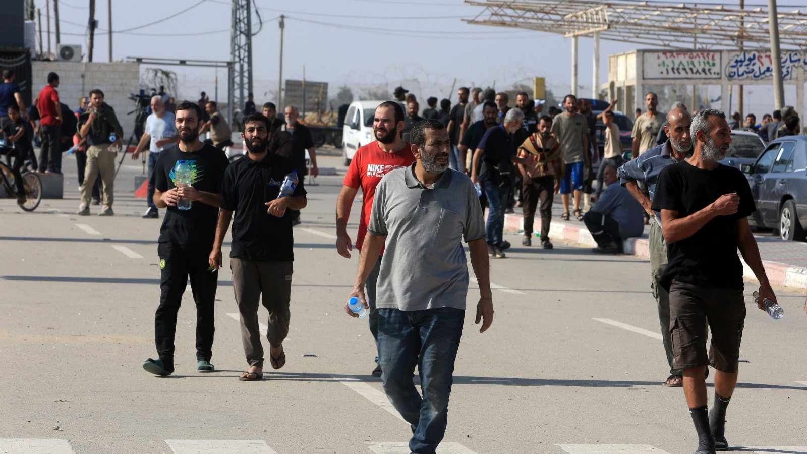 Israel releases Palestinians Kerem Shalom border crossing in Rafah Gaza Strip Anas Mohammed Shutterstock