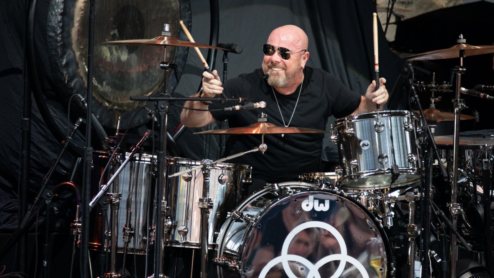 Jason Bonham drummer Led Zeppelin Evening performs Detroit audience band rock Brandon Nagy Shutterstock